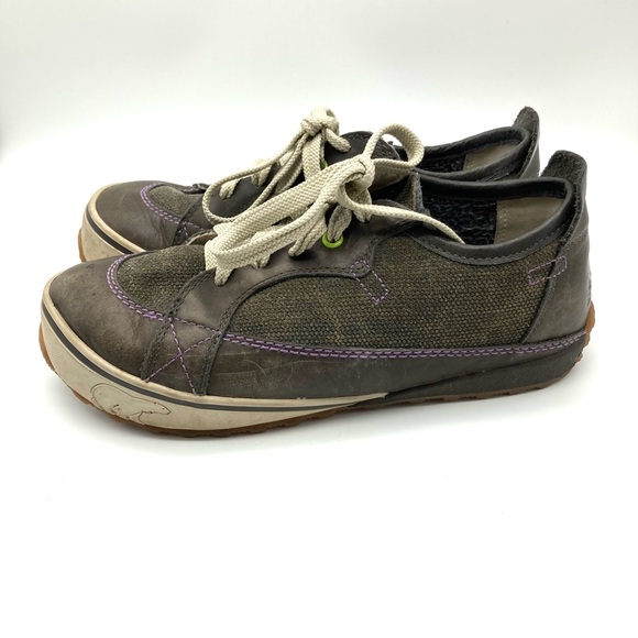 Sorel Mackenzie Leather Hiking Sneakers - Picture 1 of 16